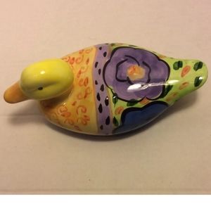 CERAMIC HAND PAINTED DUCK BELLA CASA  Ganz Duck